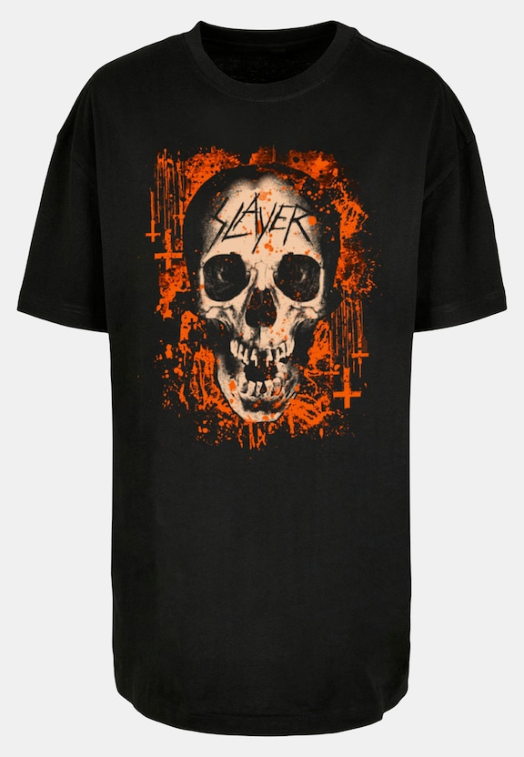 Ladies Slayer - Halloween Skulls Oversized Boyfriend-2