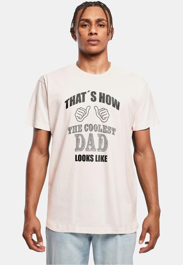 Coolest Dad T-Shirt Round Neck-0