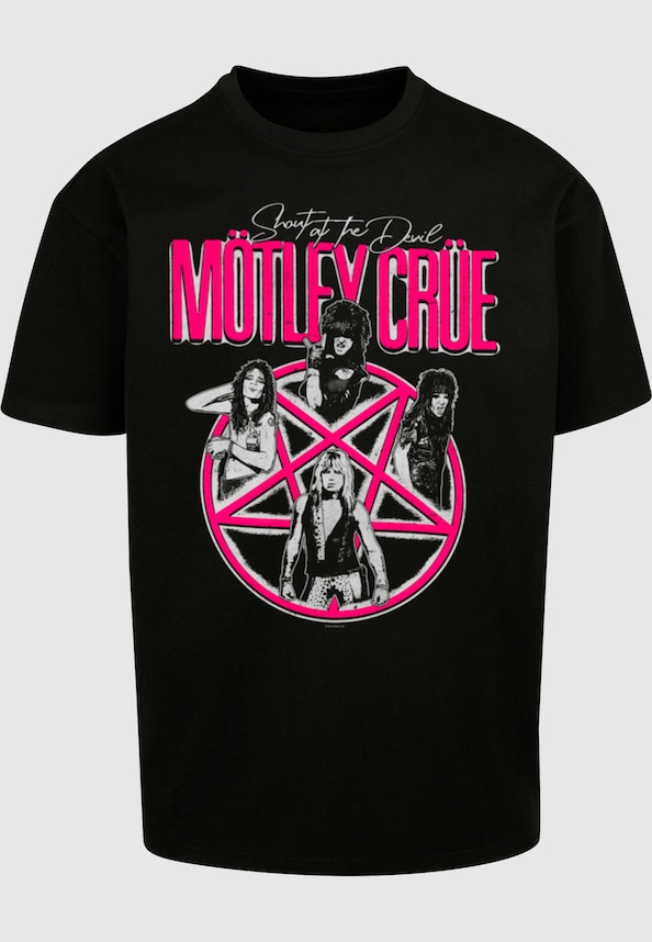 Motley Crue - Vintage Shout At The Devil Heavy Oversize Tee-2