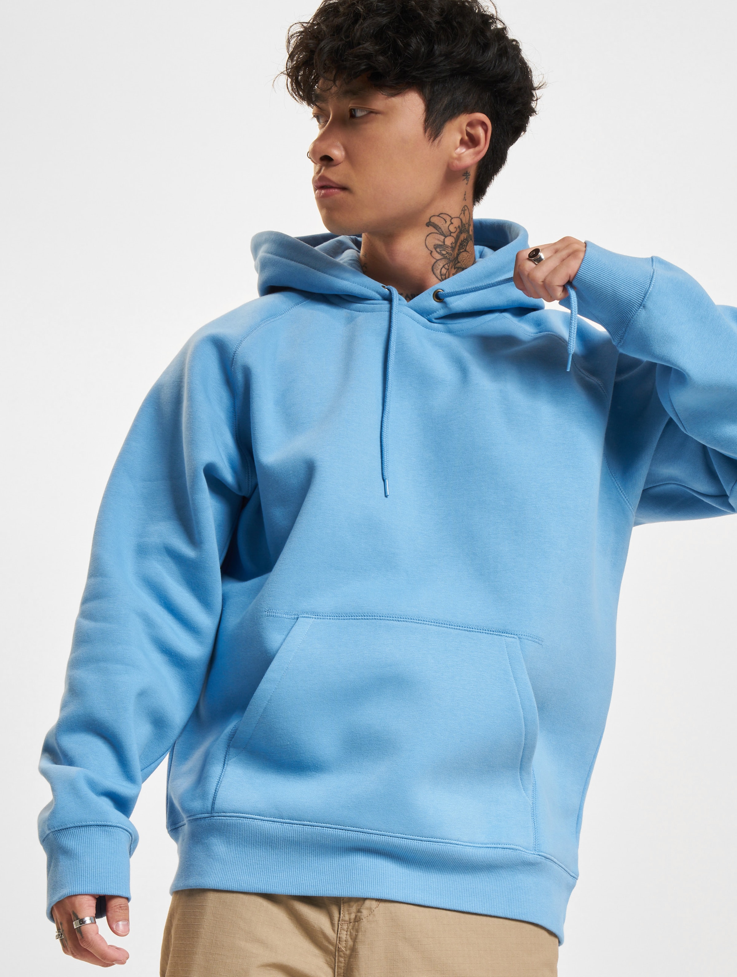 Carhartt WIP Chase Hoodie Männer,Unisex op kleur blauw, Maat L