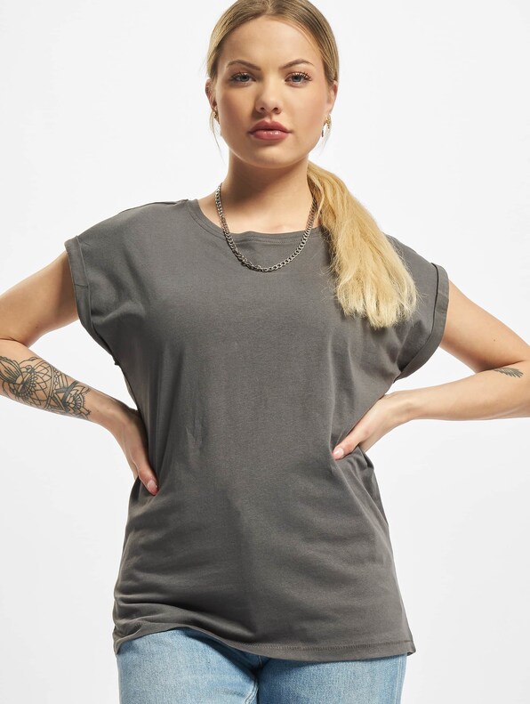 Ladies Extended Shoulder Tee-0