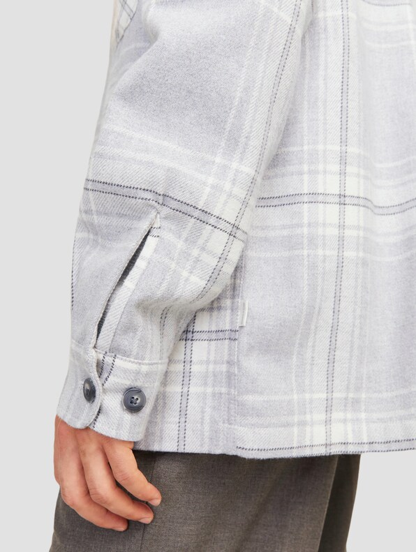 Raymond Melange Check Ls Overshirt-3