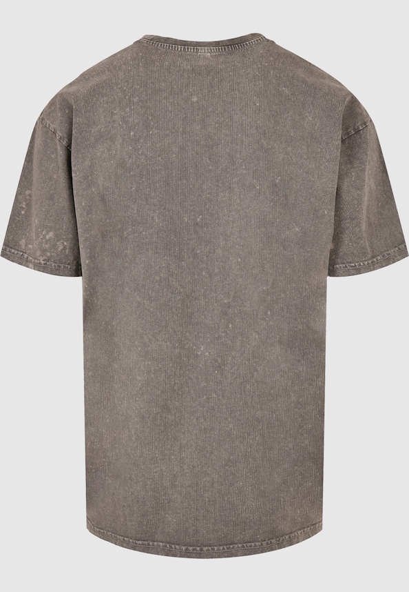 It Beats Loud Acid Washed Heavy Oversize Tee-3