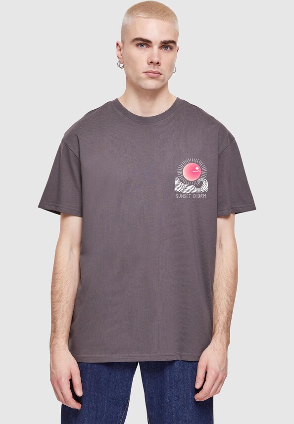 Sunset Charm Oversized T-shirt-0