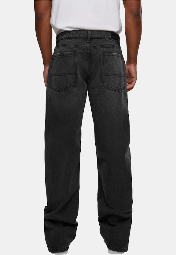 Heavy Ounce Straight Fit Zipped Jeans-1
