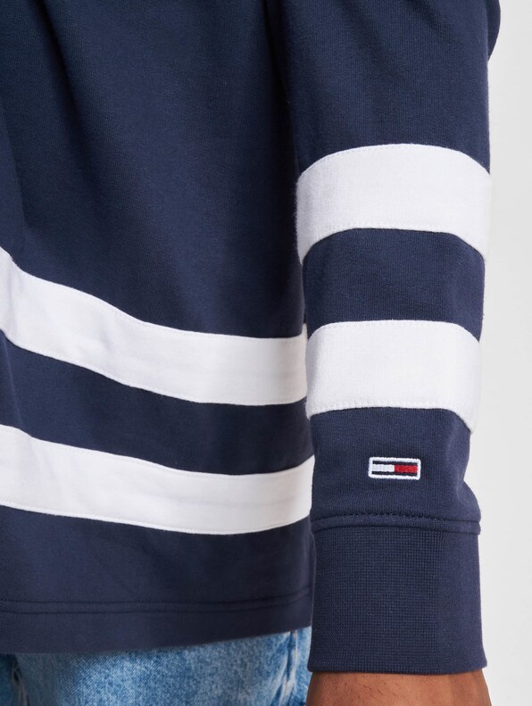 Tommy Jeans Relaxed Varsity Rugby Longsleeve Polo-4