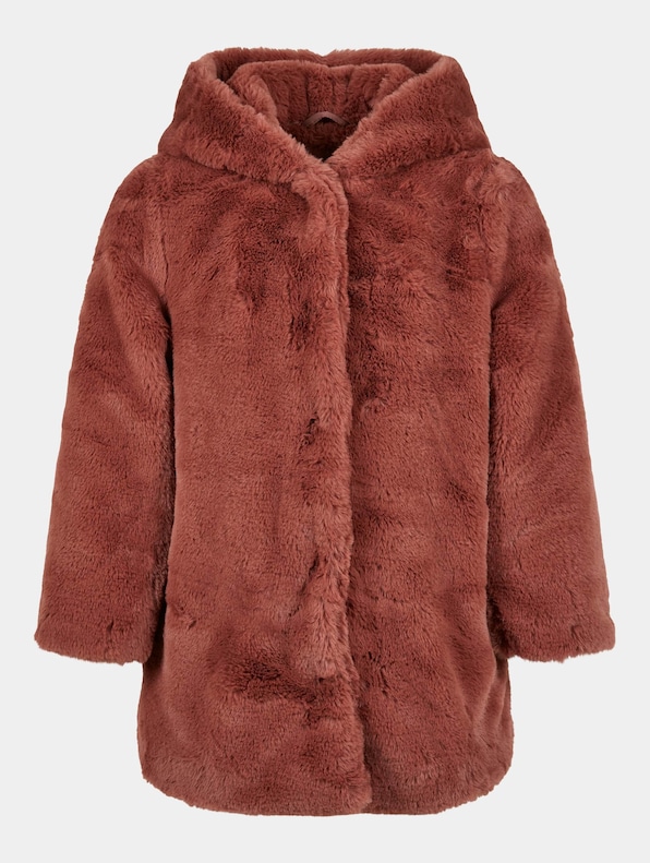 Girls Hooded Teddy Coat -2