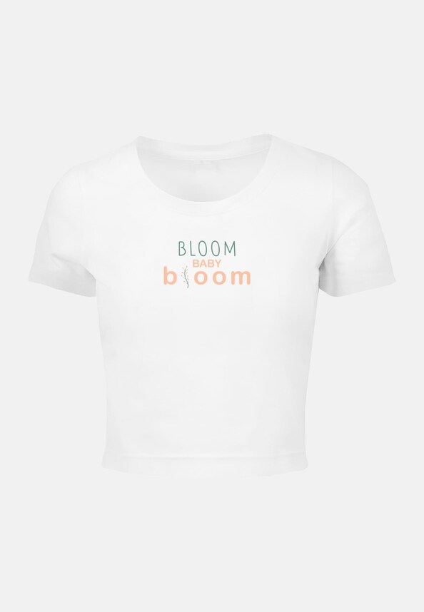 Ladies Spring - Bloom baby Cropped Tee-0