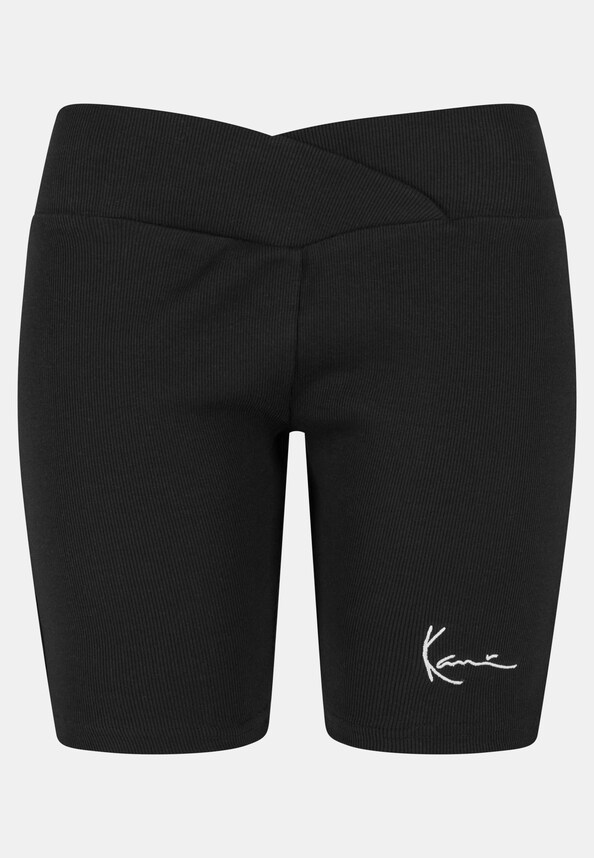 KW241-034-1 Karl Kani Small Signature Cycling Rib Shorts-3