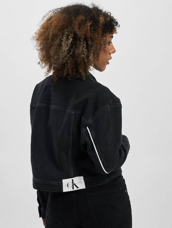 Calvin Klein Piping Detail Denim Jacket-1