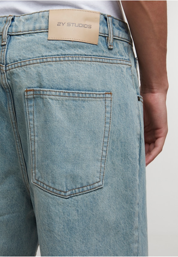 Adrik Basic Baggy Jeans-6