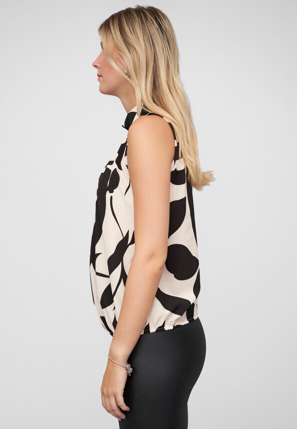 Choker Top with all over floral print-2