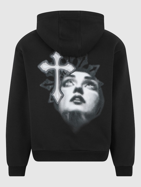 Mister Tee Innocent Face Fluffy Hoody-5