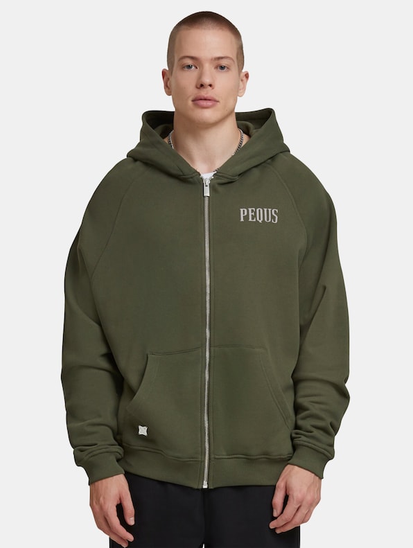 PEQUS Mythic Logo Zip Hoodies-2