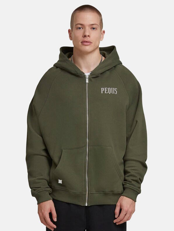 PEQUS Mythic Logo Zip Hoodies-2
