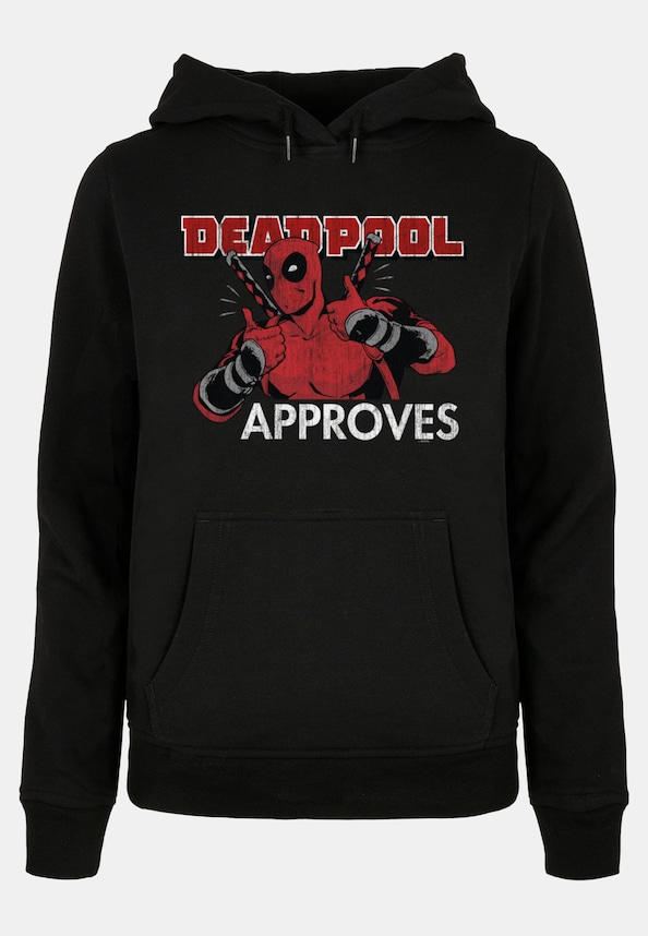 Ladies Deadpool - Approves Basic Hoody-4
