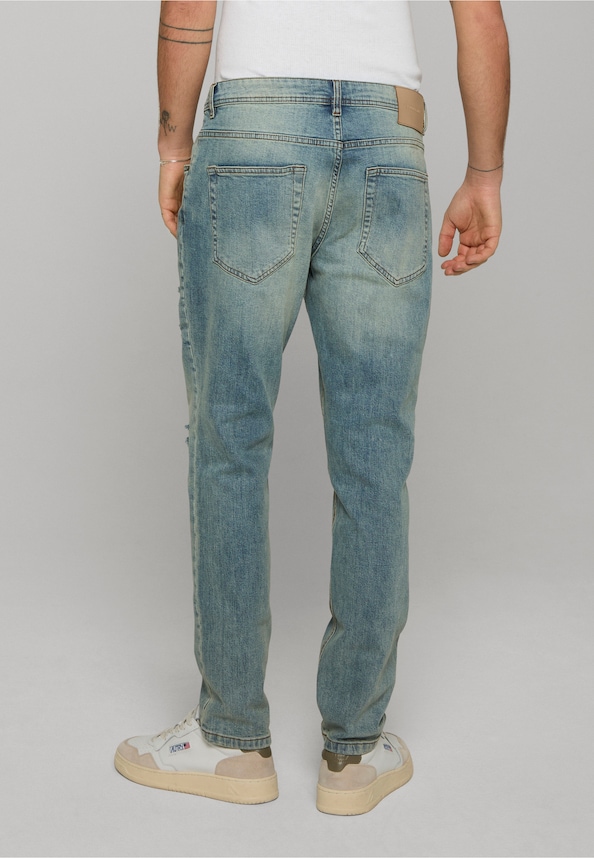 MATEO DESTROYED SLIM FIT JEANS-1