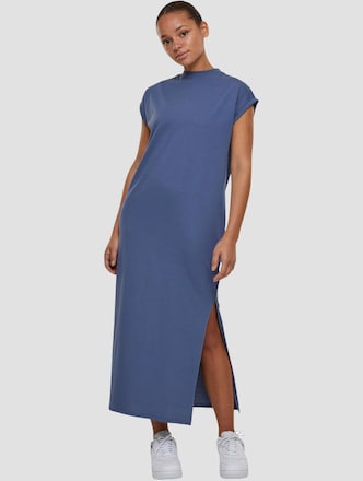 Ladies Long Extended Shoulder Dress