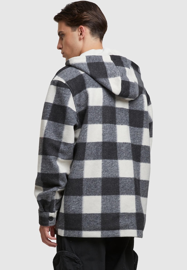 Big Check With Hood -1