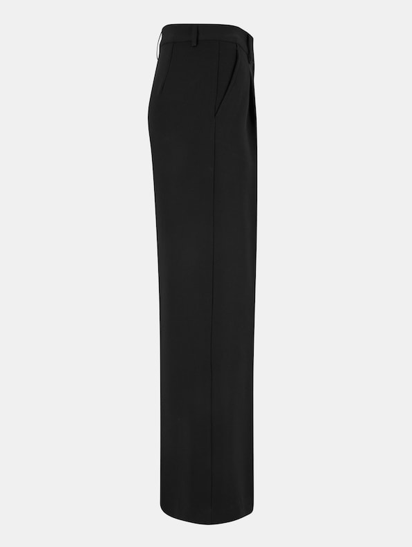 Urban Classics Ladies Wide Leg Stoffhosen-5