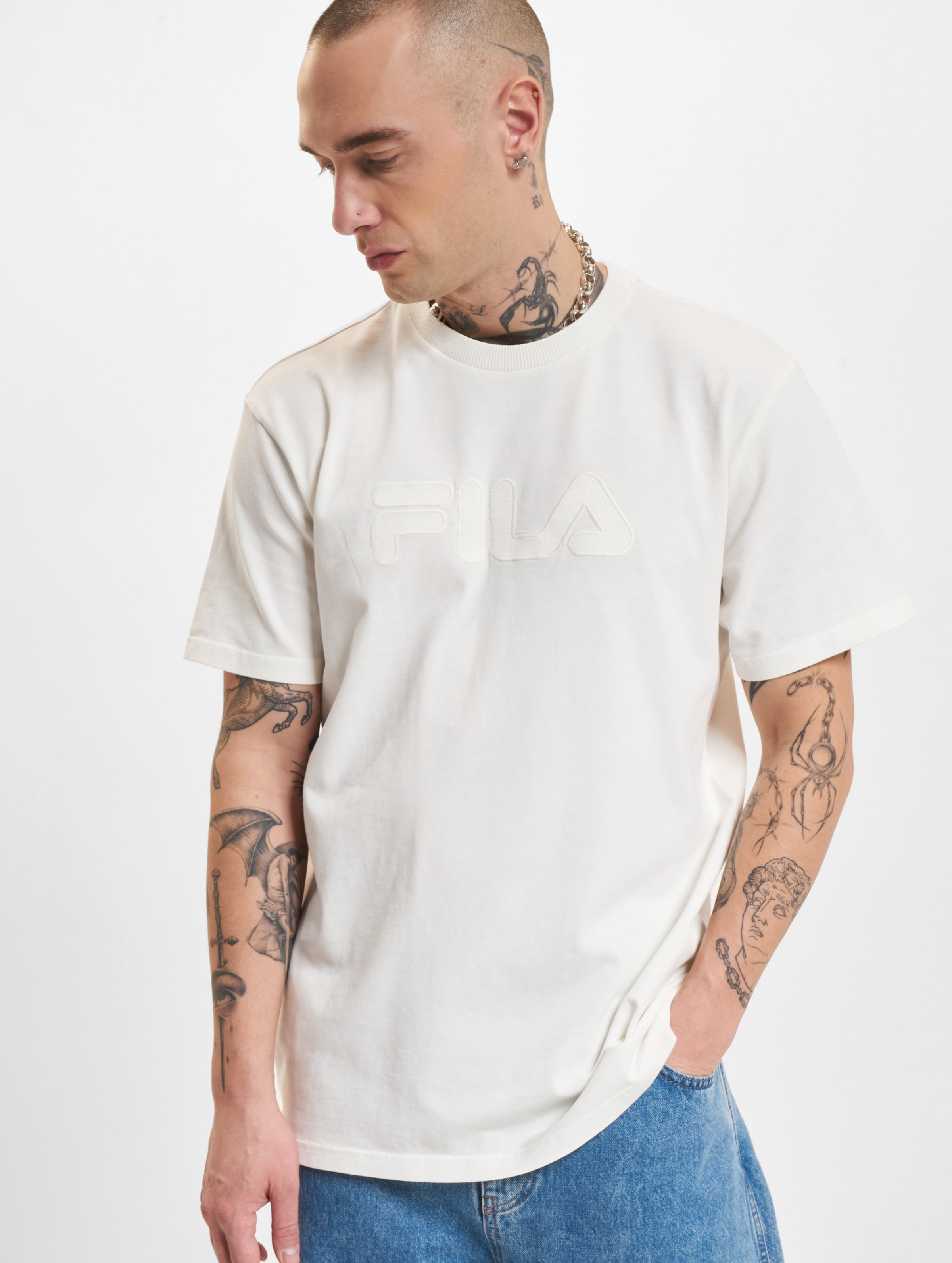 FILA Fila Bük T-Shirt Mannen op kleur beige, Maat XL