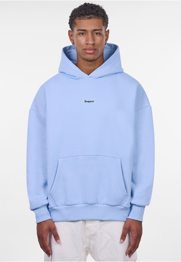 HEAVY OVERSIZE MIDDLE RUBBER PATCH HOODIE-0