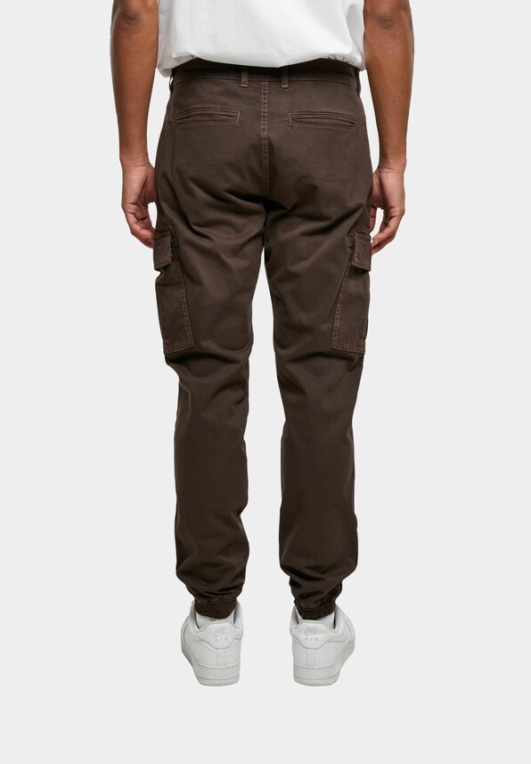 Washed Cargo Twill Jogging-0