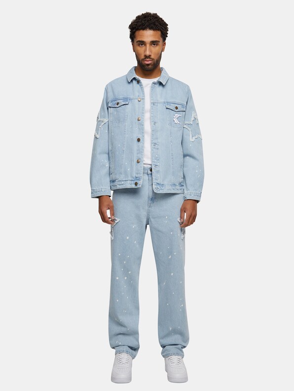  Og Five Pocket Paintsplatter Denim Bleached-3