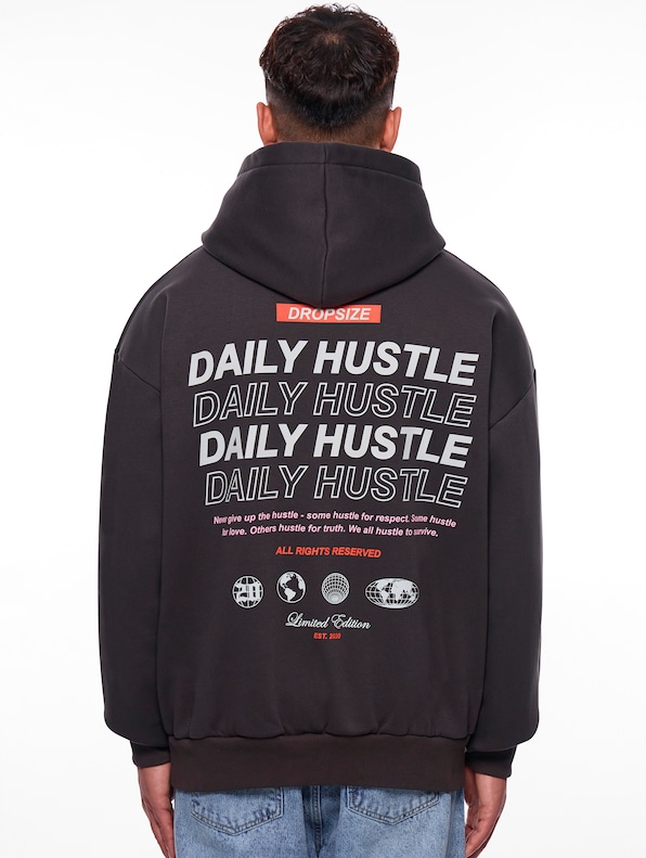 Heavy Oversize Daily Hustle Hoodies-0