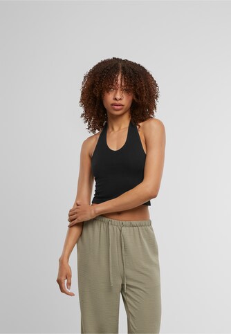 Ladies Basic Neckholder Jersey Top