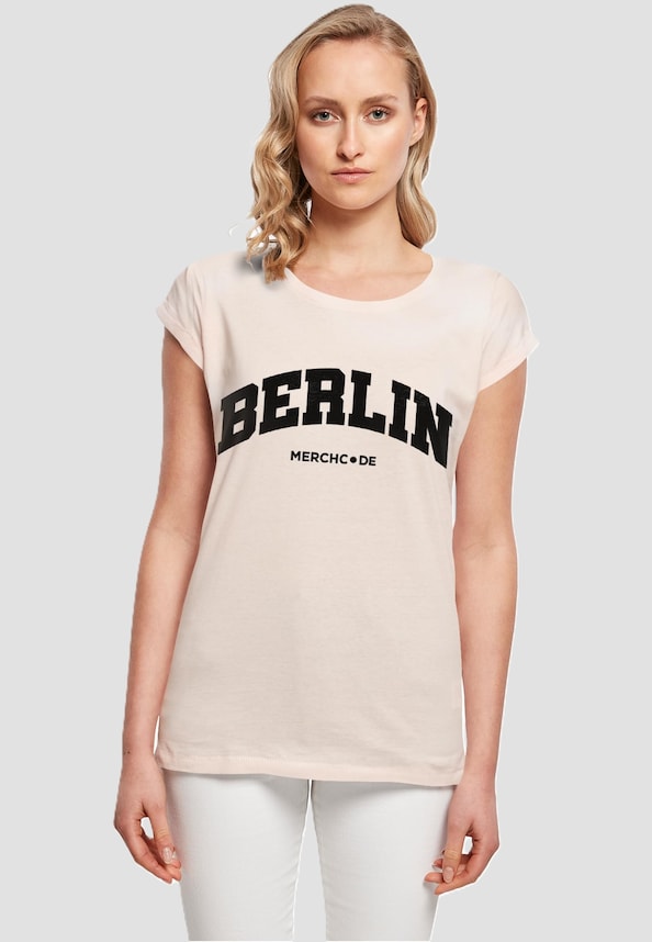 Ladies Berlin Wording - T-Shirt-0