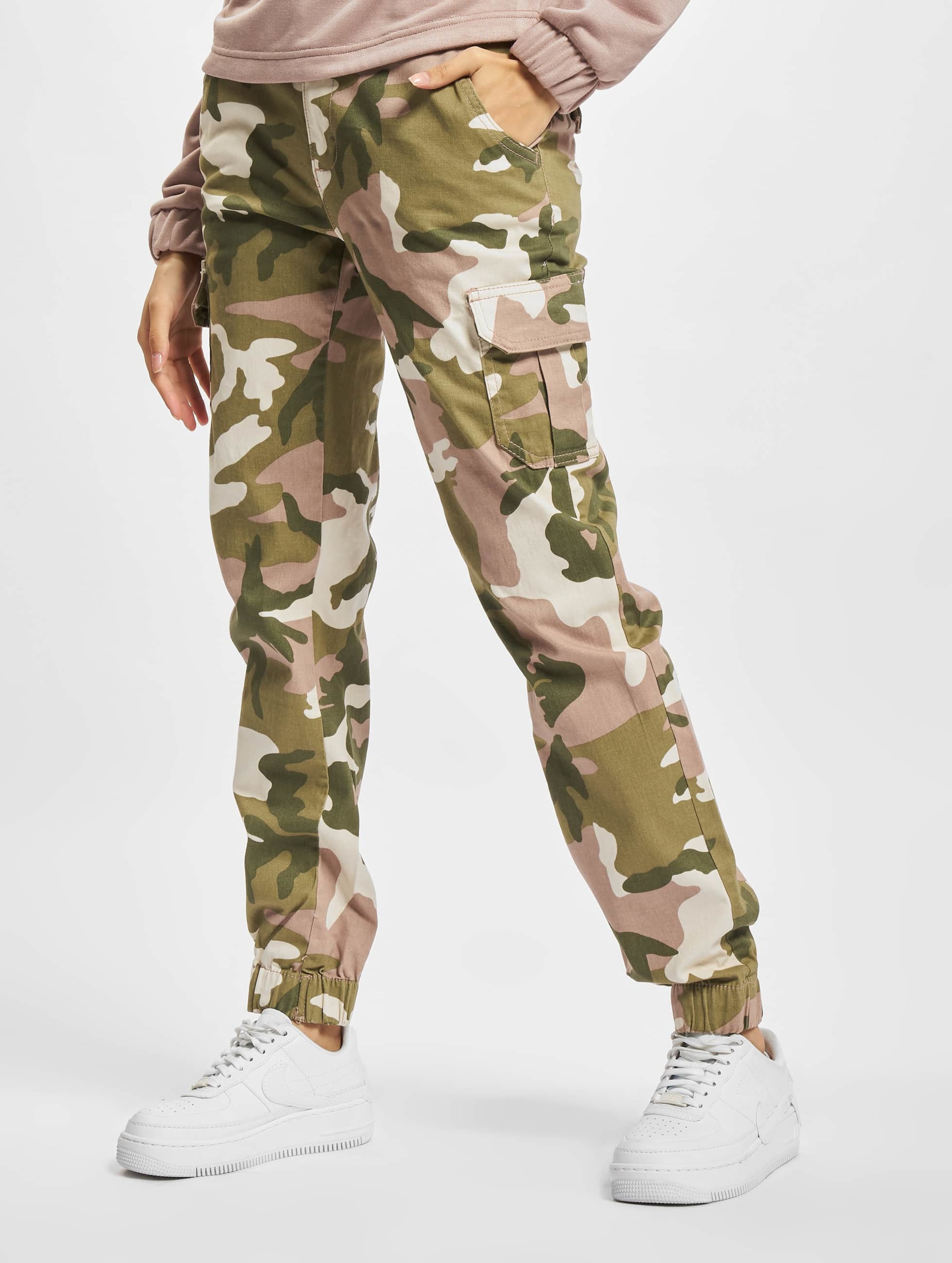 LW Camo Print Side Pocket Cargo Camouflage Pants Low-Waist Zipper Fly Full  Print Stretchy women trousers Camo Print Casual Pants - AliExpress