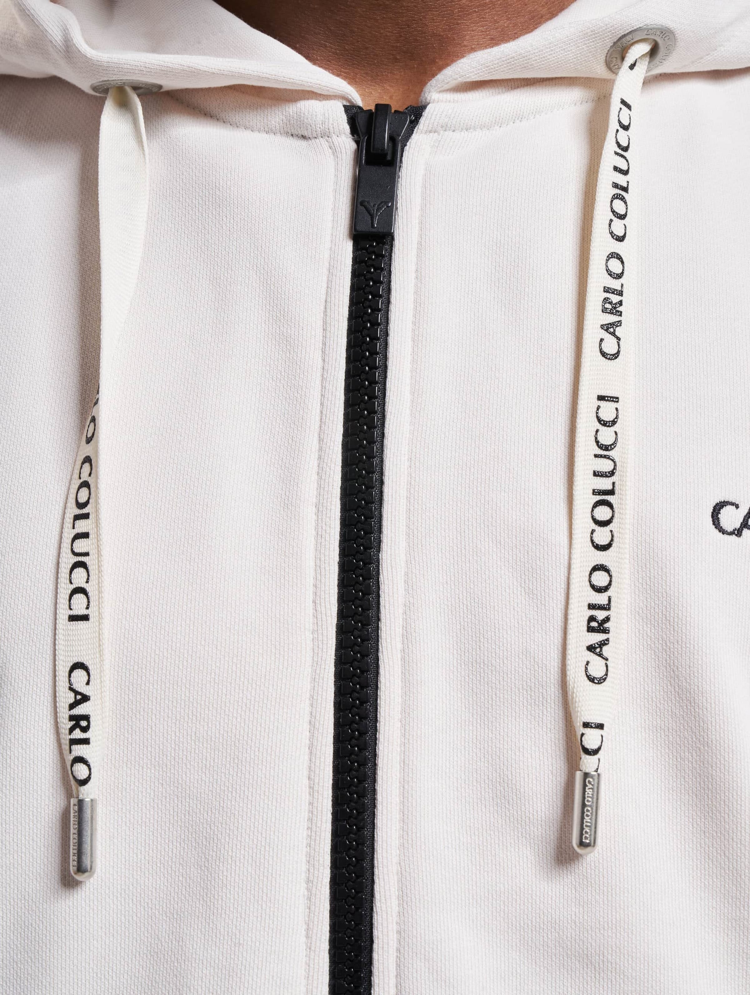 Carlo colucci hoodie discount white