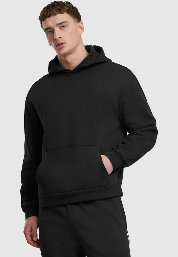 Oversized Light Brushed Fleece Hoody-0