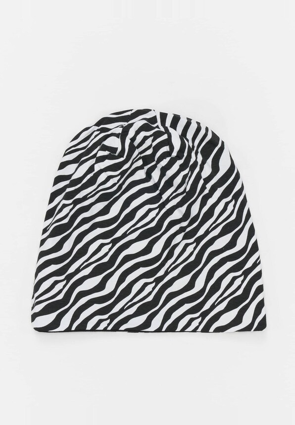 Printed Jersey Beanie-1