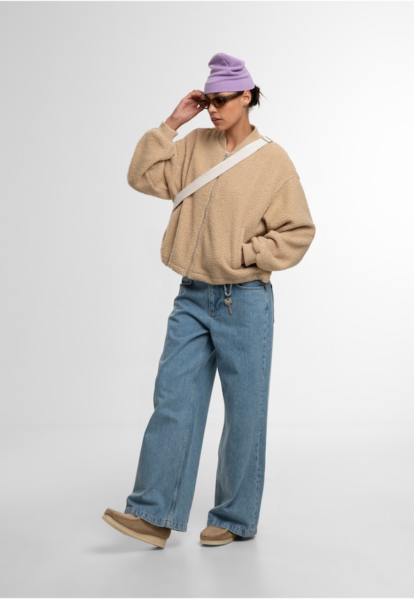 Ladies Structured Bomber Jacket-2