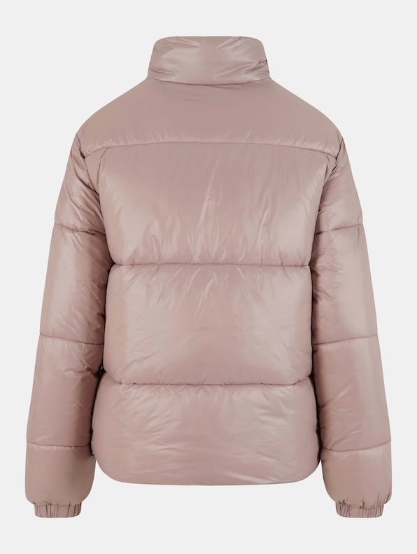 Ladies Recycled Short Shiny Puffer-5