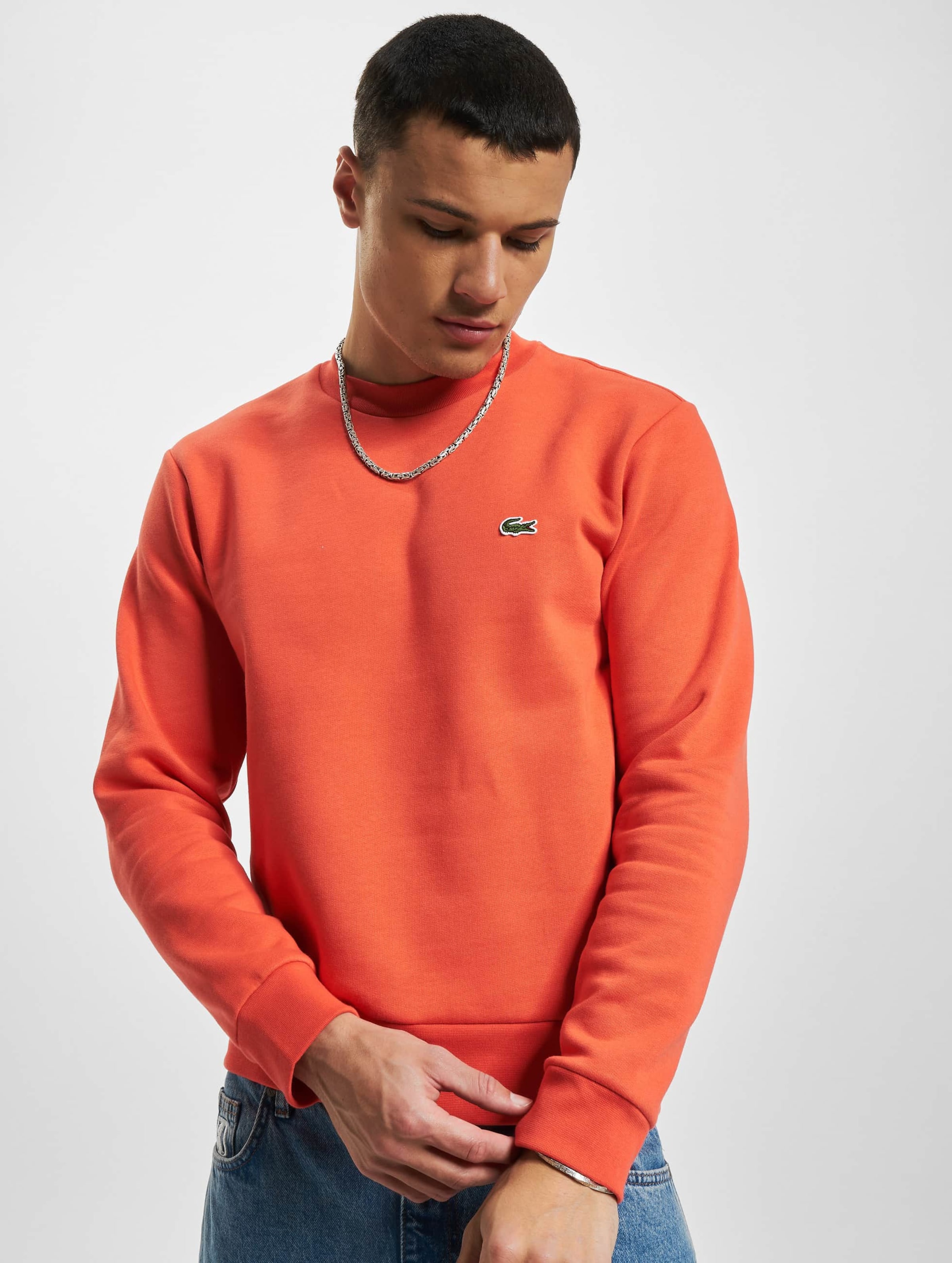 Lacoste sweatshirt outlet red