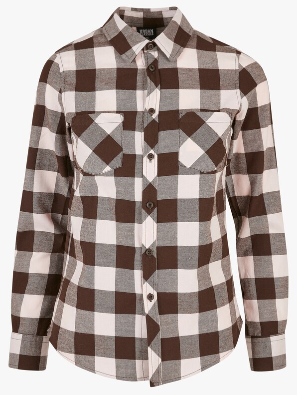 Ladies Turnup Checked Flanell-6