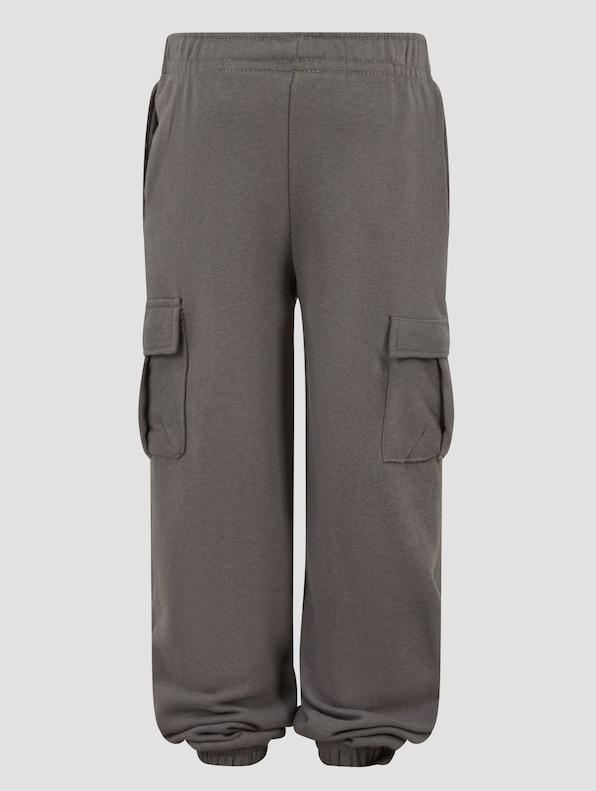 Urban Classics Boys Light Terry Wide Cargo Jogginghosen-1
