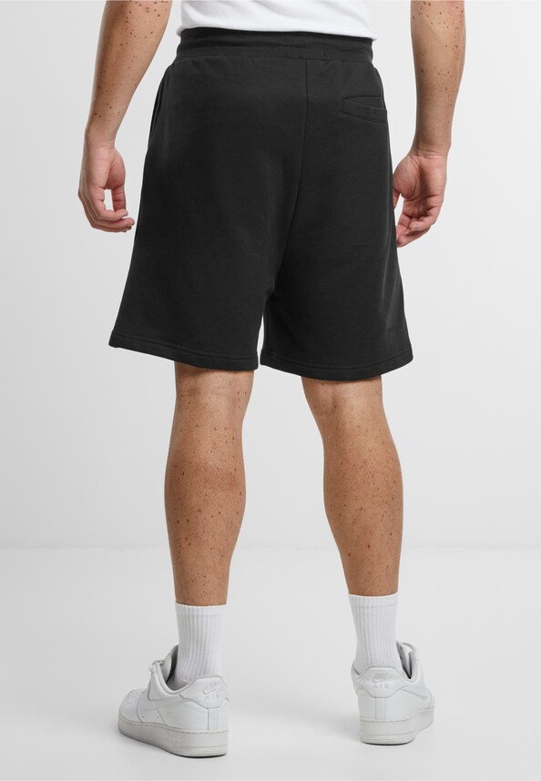 PEQUS Embroidery Logo Sweat Shorts-1