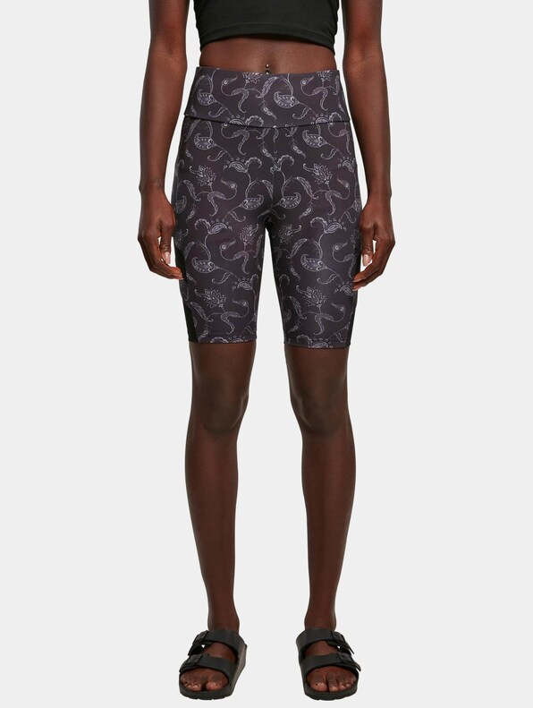 Ladies High Waist Tech Mesh Aop Cycle-2