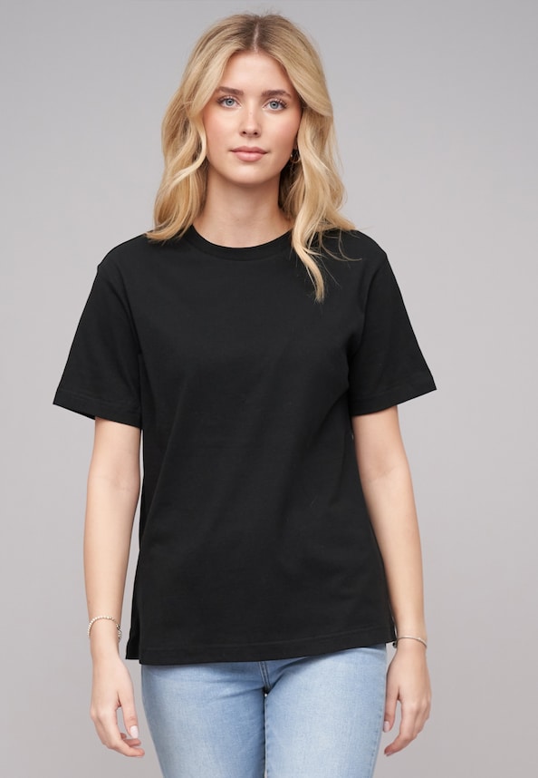 Ladies 77 Locally Grown Black Tee-0