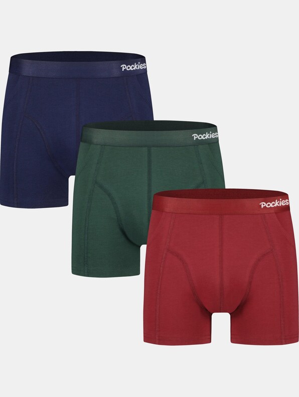 3-Pack Briefs B/R/G-0