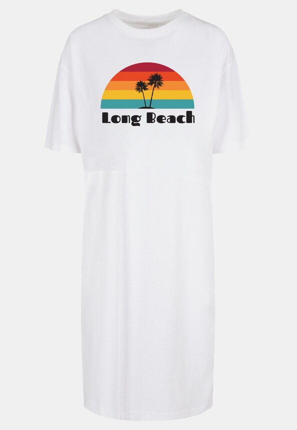 Ladies Long Beach  Organic Oversized Slit-2