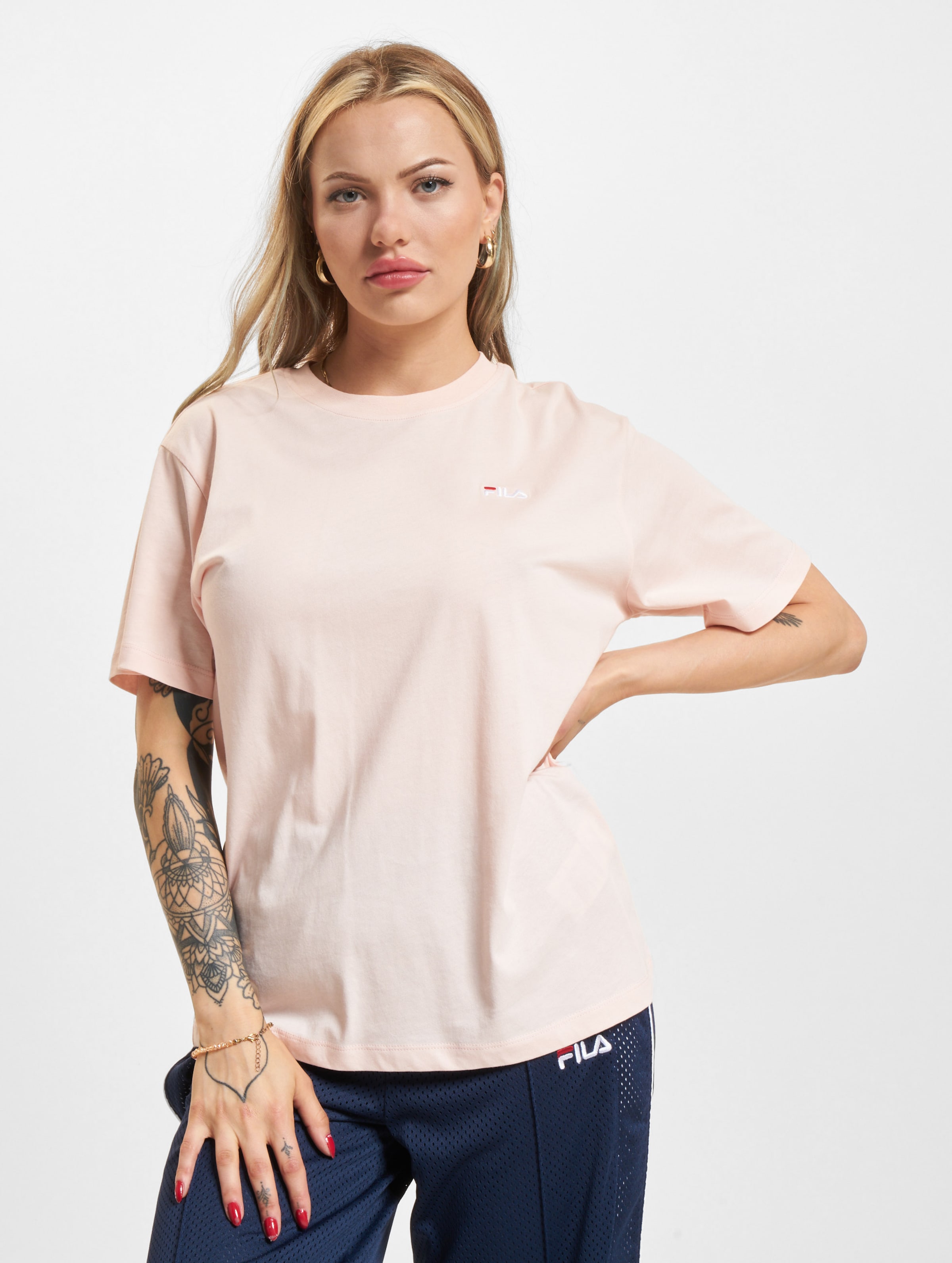 FILA Fila Eara T-Shirt op kleur roze, Maat M