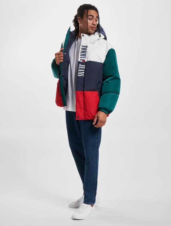 Tommy Jeans Archive Colorblock Winterjacke-8