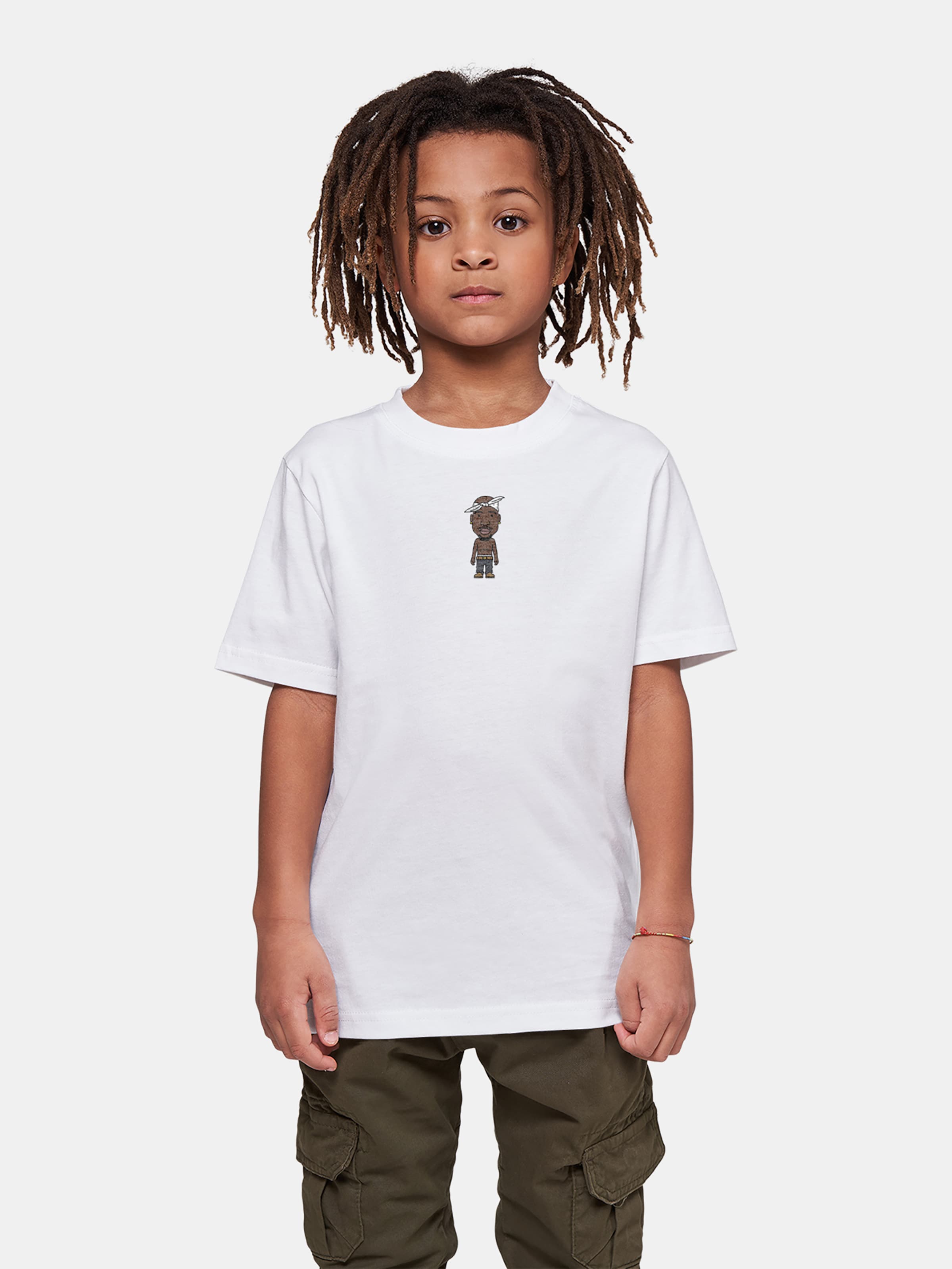Mister Tee Kids LA Sketch T-Shirts Kinder,Unisex op kleur wit, Maat 122128