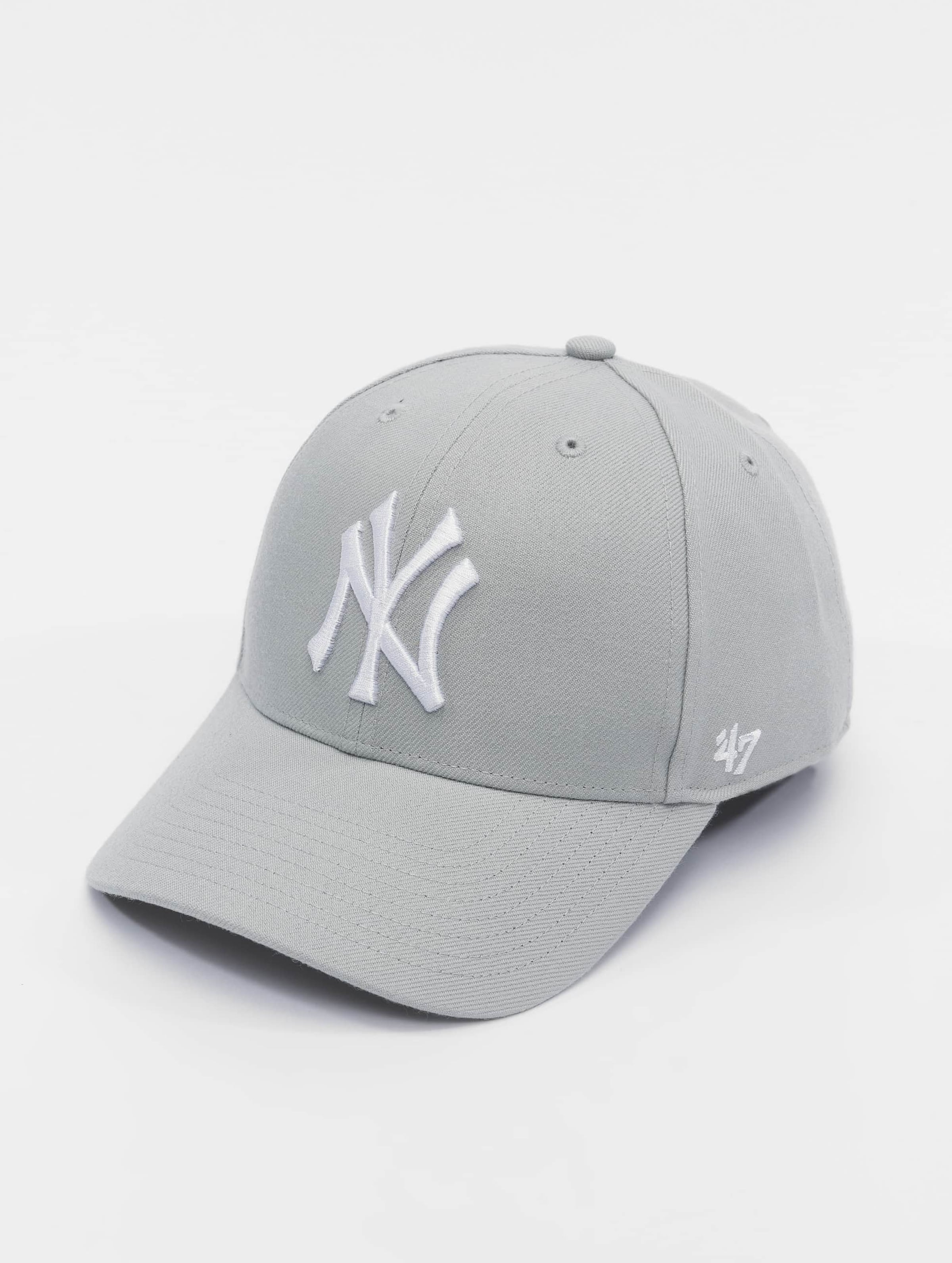 47 Brand New York Yankees MVP Cap B-MVPSP17WBP-GY, Unisex, Grijs, Pet, maat: One size