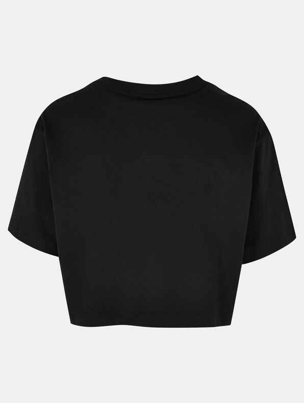 Build Your Brand Ladies Short Oversized Tee-5